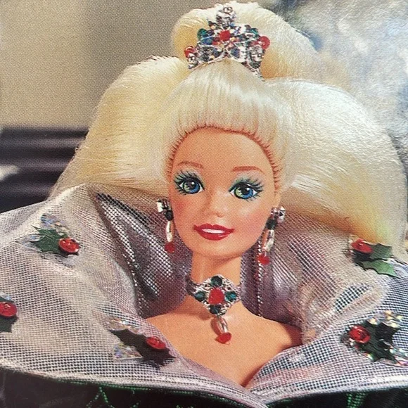 1995 Happy Holidays Barbie MIB - Picture 7 of 16